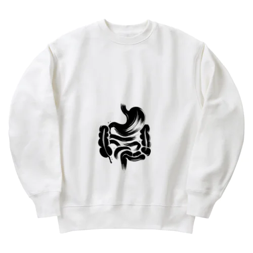 胃腸、見えちゃう Heavyweight Crew Neck Sweatshirt