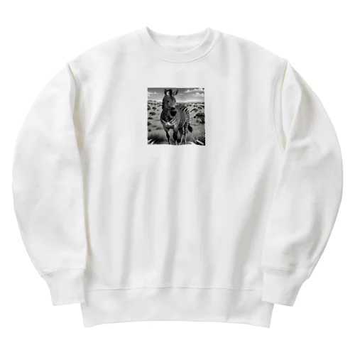 シマウマ Heavyweight Crew Neck Sweatshirt