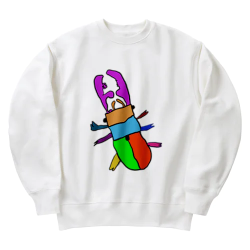 ニジイロクワガタ Heavyweight Crew Neck Sweatshirt