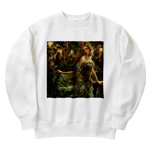 豪華客船で素敵なドレスを着てディナーパーティーsanae2074 Heavyweight Crew Neck Sweatshirt