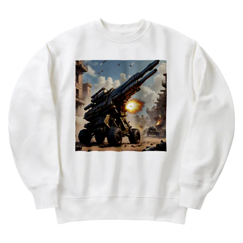 武器シリーズ　砲台 Heavyweight Crew Neck Sweatshirt