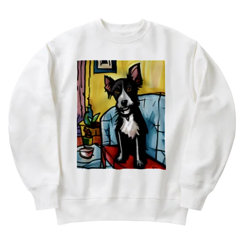 くつろぎわんちゃん Heavyweight Crew Neck Sweatshirt