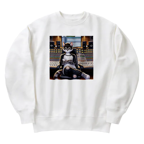 ミキサー猫A Heavyweight Crew Neck Sweatshirt