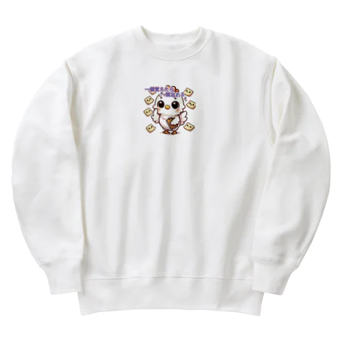 3秒コッコちゃん Heavyweight Crew Neck Sweatshirt