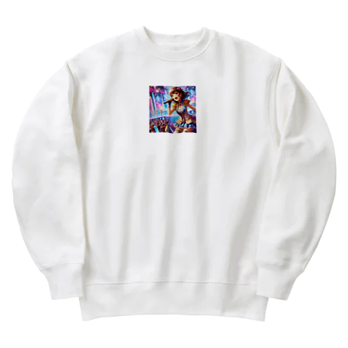 ステージに立つアイドル Heavyweight Crew Neck Sweatshirt