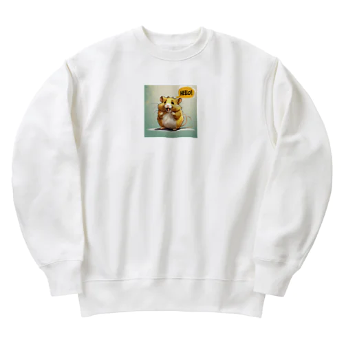 金色ハムスター Heavyweight Crew Neck Sweatshirt