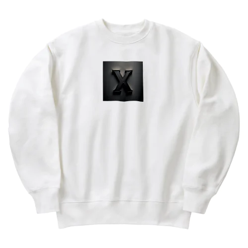 かっこよく描いたX Heavyweight Crew Neck Sweatshirt