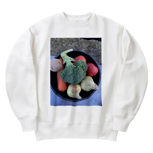 野菜の子供達 Heavyweight Crew Neck Sweatshirt