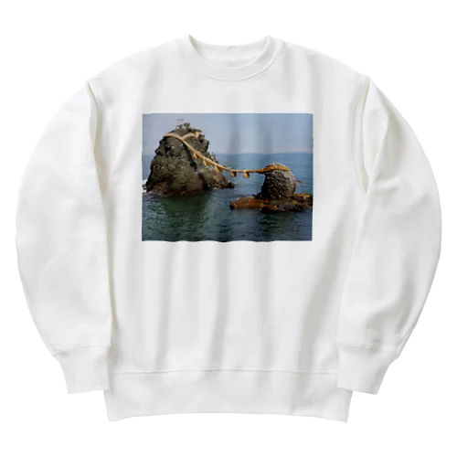 夫婦岩 Heavyweight Crew Neck Sweatshirt