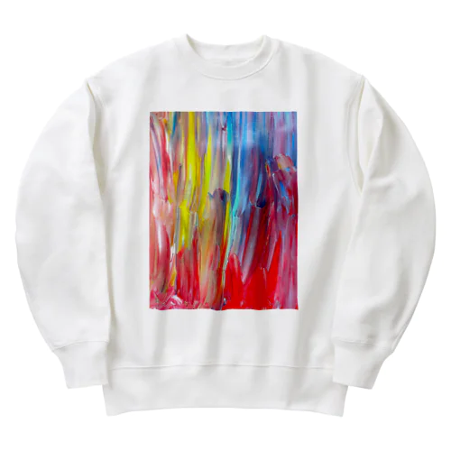 色のシャワー Heavyweight Crew Neck Sweatshirt