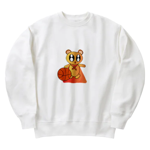 ひーろーなん君（バスケ） Heavyweight Crew Neck Sweatshirt