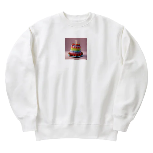 レインボーケーキ Heavyweight Crew Neck Sweatshirt