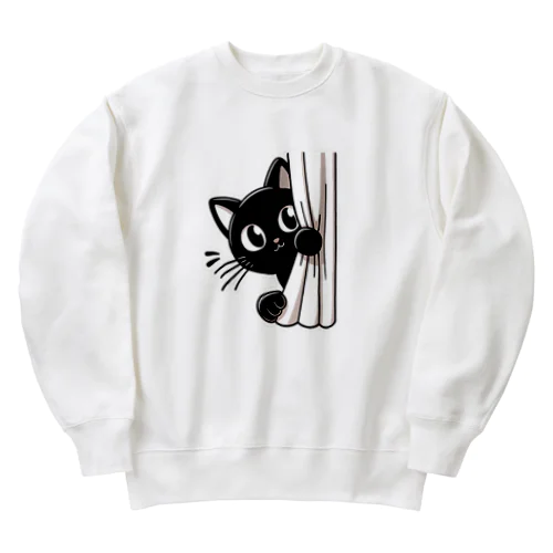 くろねこ 01 Heavyweight Crew Neck Sweatshirt