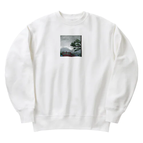 梅雨の庭 Heavyweight Crew Neck Sweatshirt