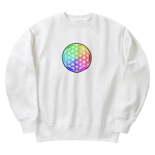 フラワーオブライフ Heavyweight Crew Neck Sweatshirt