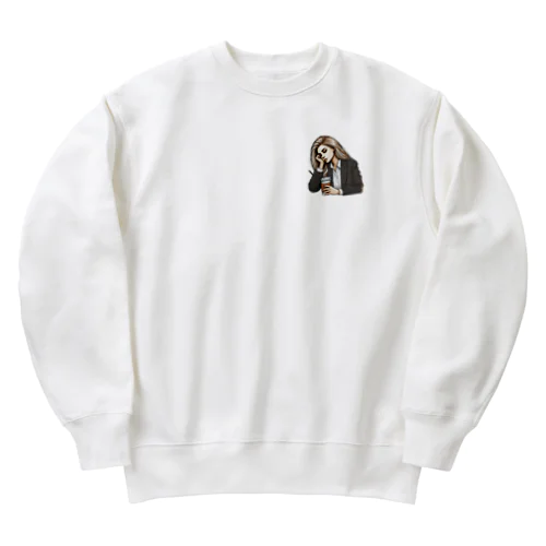 Daydreaming Desk Diva Heavyweight Crew Neck Sweatshirt