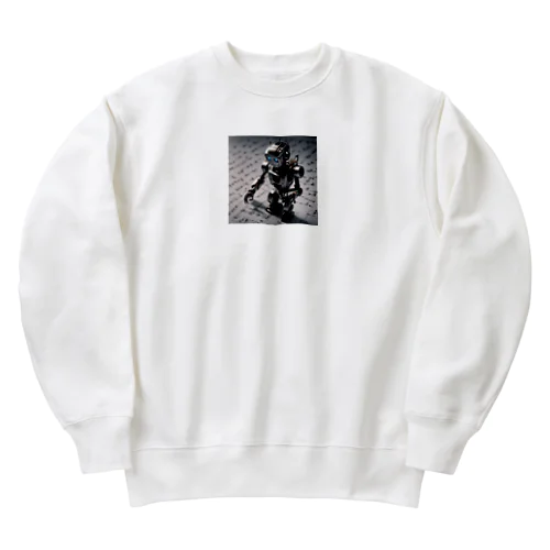 作曲ロボット Heavyweight Crew Neck Sweatshirt