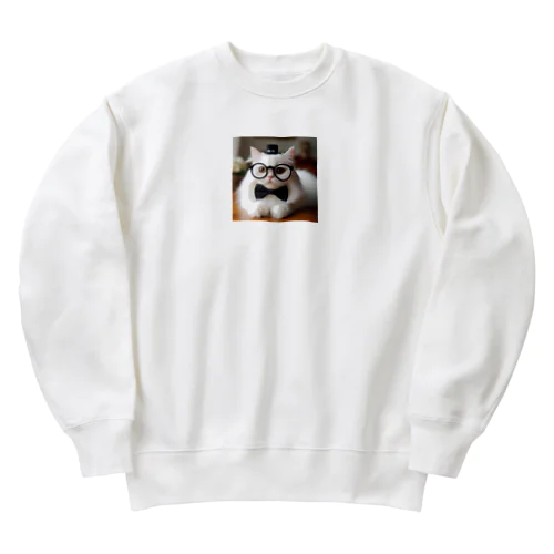 猫教授 Heavyweight Crew Neck Sweatshirt