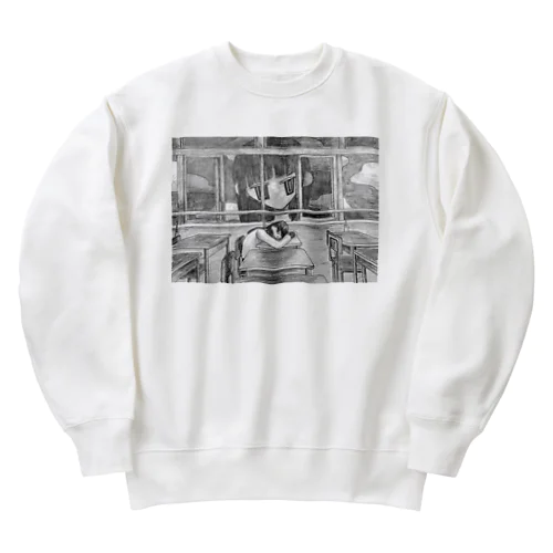 夢が見ている Heavyweight Crew Neck Sweatshirt