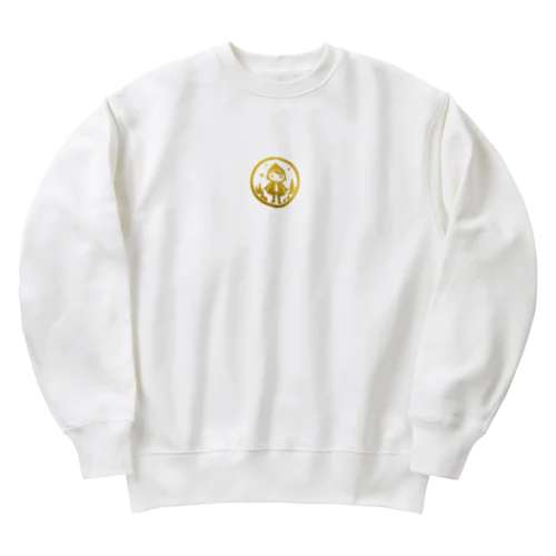 金箔　少女 Heavyweight Crew Neck Sweatshirt