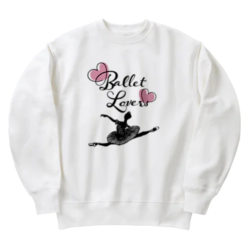 Ballet Lovers Ballerina Heavyweight Crew Neck Sweatshirt