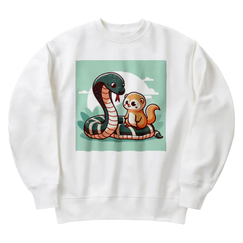 グースとコッピー Heavyweight Crew Neck Sweatshirt