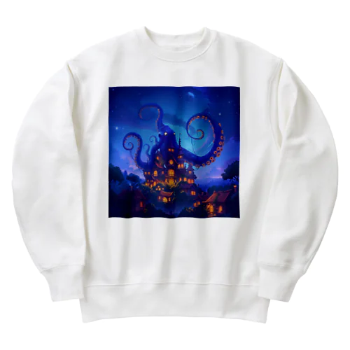 タコ星人 Heavyweight Crew Neck Sweatshirt