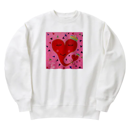 ハート Heavyweight Crew Neck Sweatshirt