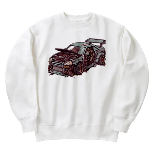 車シリーズ3 Heavyweight Crew Neck Sweatshirt