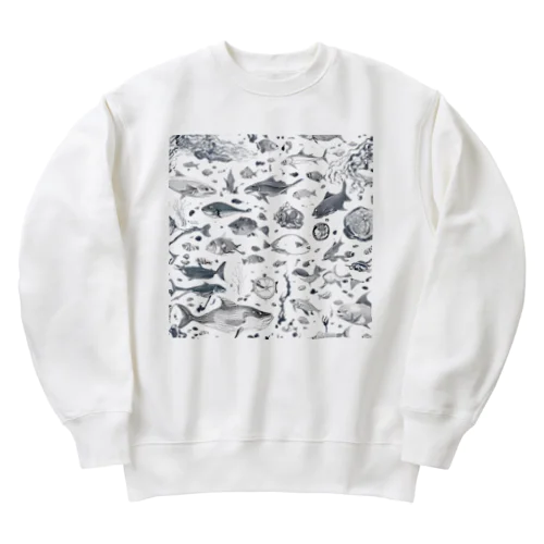 深海 Heavyweight Crew Neck Sweatshirt