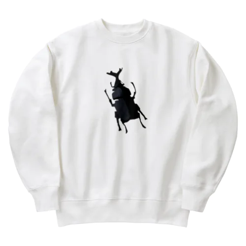 色紙カブトムシ Heavyweight Crew Neck Sweatshirt