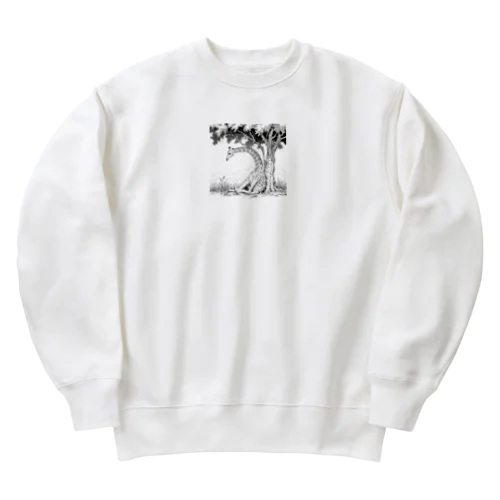 キリンの昼休み Heavyweight Crew Neck Sweatshirt