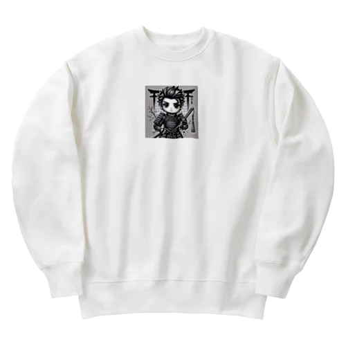 孤高のサムライふうがくん Heavyweight Crew Neck Sweatshirt