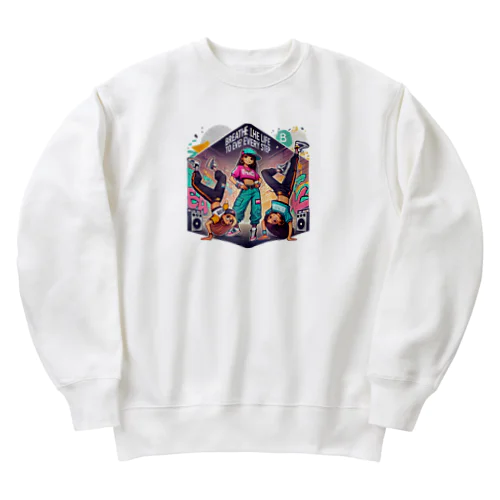 「ステップ一つ一つに命を吹き込む」 Heavyweight Crew Neck Sweatshirt