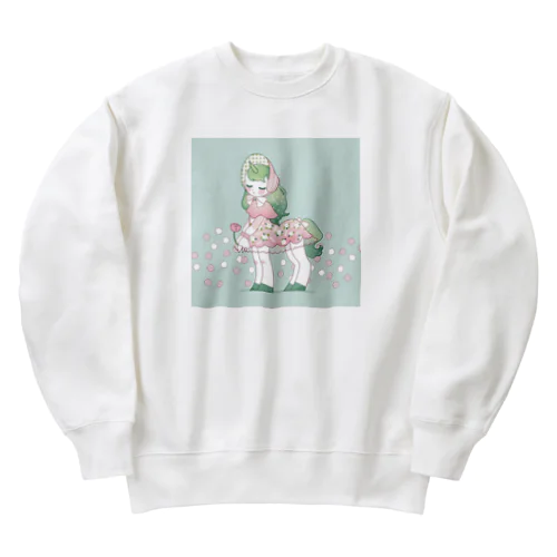 ボンネットユニコーンガール Heavyweight Crew Neck Sweatshirt