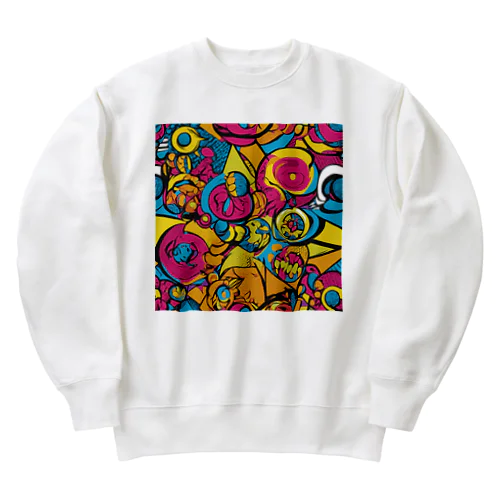 ポップアート Heavyweight Crew Neck Sweatshirt