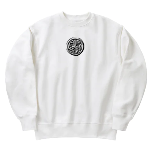 斎藤一家紋 Heavyweight Crew Neck Sweatshirt