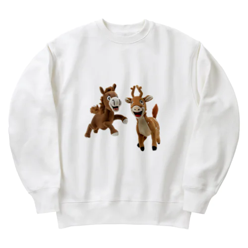 uma and shika Heavyweight Crew Neck Sweatshirt