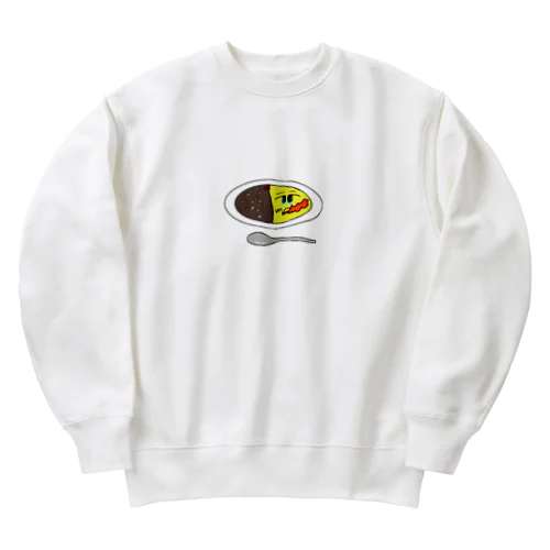 浅桜彪咲/辛口カレー Heavyweight Crew Neck Sweatshirt