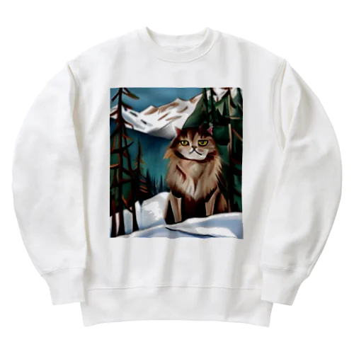 I live in Snow Mountain. Heavyweight Crew Neck Sweatshirt