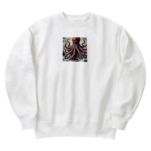 モンスターシリーズ（リアル）：Kraken Heavyweight Crew Neck Sweatshirt