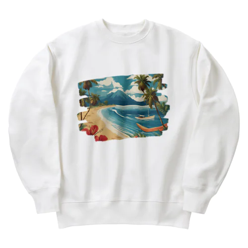 常夏リゾート Heavyweight Crew Neck Sweatshirt