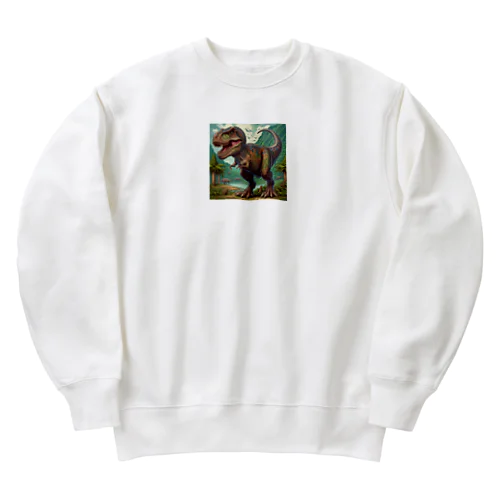 恐竜さん Heavyweight Crew Neck Sweatshirt