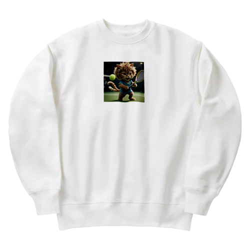 テニスキャット Heavyweight Crew Neck Sweatshirt