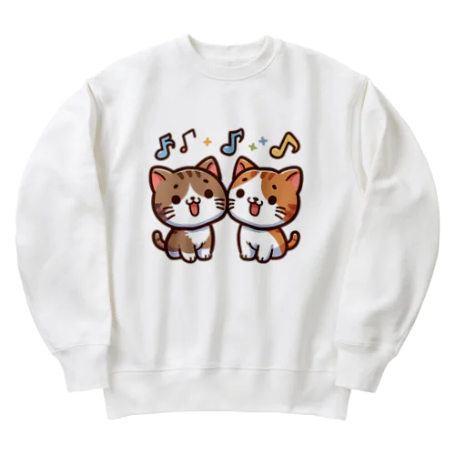 ねこコーラス 09 Heavyweight Crew Neck Sweatshirt