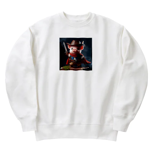 可愛い勇者✨ Heavyweight Crew Neck Sweatshirt