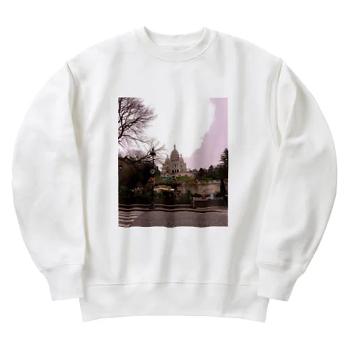 冬のモンマルトルの丘 Heavyweight Crew Neck Sweatshirt