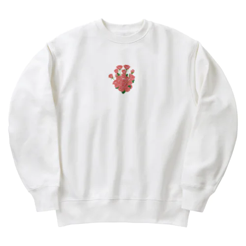 薔薇の花束 Heavyweight Crew Neck Sweatshirt