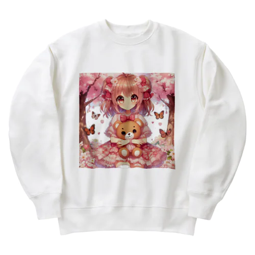 天使 Heavyweight Crew Neck Sweatshirt