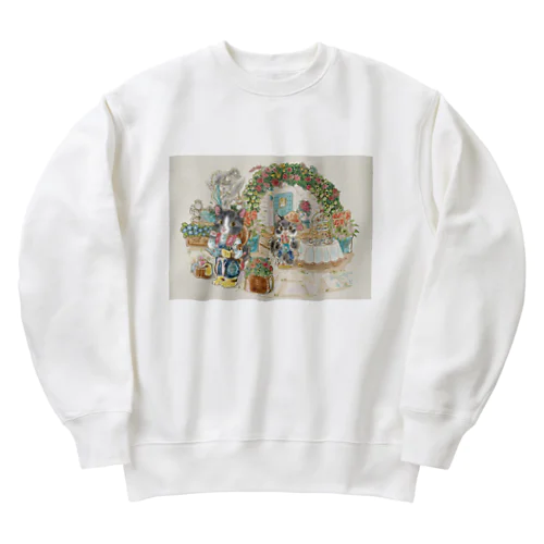 庭師　カイくんとテオくん Heavyweight Crew Neck Sweatshirt